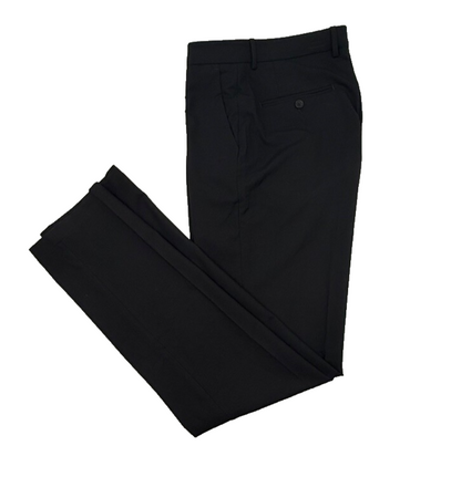 $59 J.M. Haggar Men’s- Super Flex Waistband Pants-Black-32Wx34L-New Tag