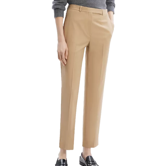 $275 Theory Women's Testra Wool Pants - Palomino - Size 2 (29W) - New with Tags