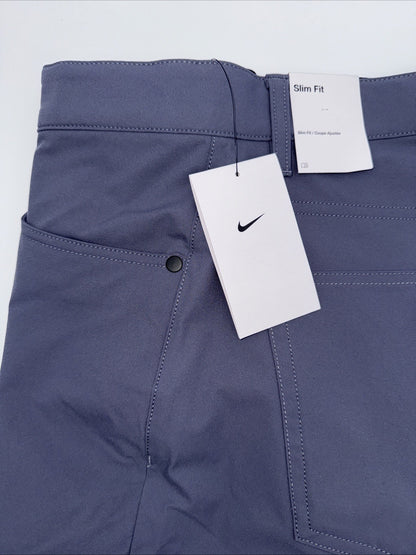 $100 Nike Men's Tour Repel Flex Slim Golf Pants FD5615-003- Grey - 34W 30L- New