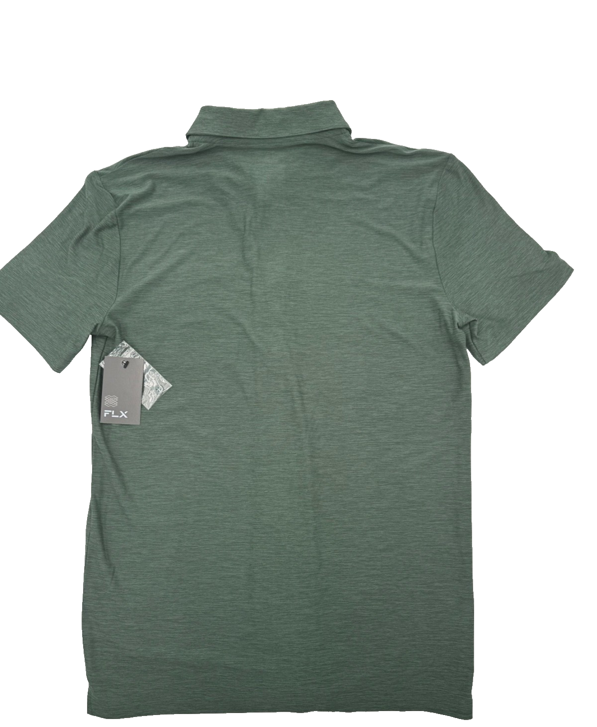 $30 FLX Men’s-Luxury Soft Button-Down Shirt-Green-Small-New Tag