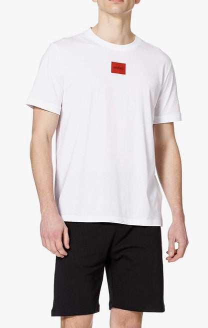 $58 BOSS By Hugo Boss Men’s Diragolino T- Shirt- White/Red - Small-New W Tags