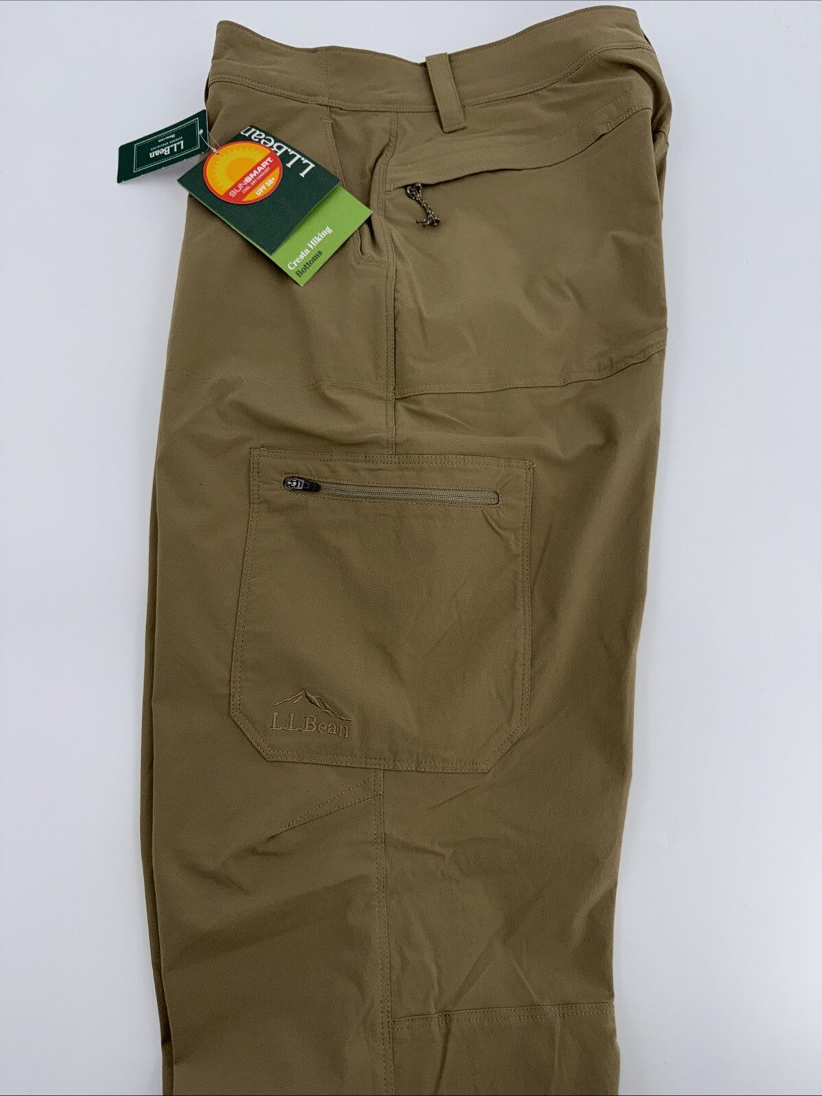 $79 LL Bean Men’s Cresta Hiking Cargo Nylon Stretch Outdoor- Driftwood- 30W 30L
