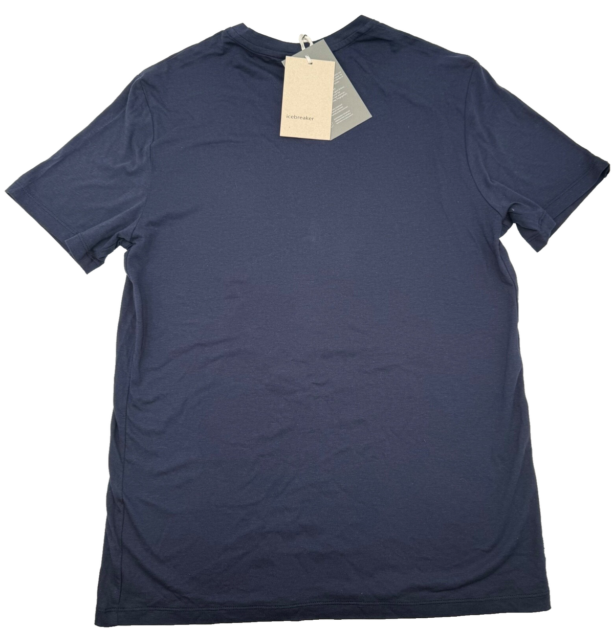 $55 Icebreaker Men’s- Tencel Cotton Short Sleeve-Midnight Navy-Medium-New Tag