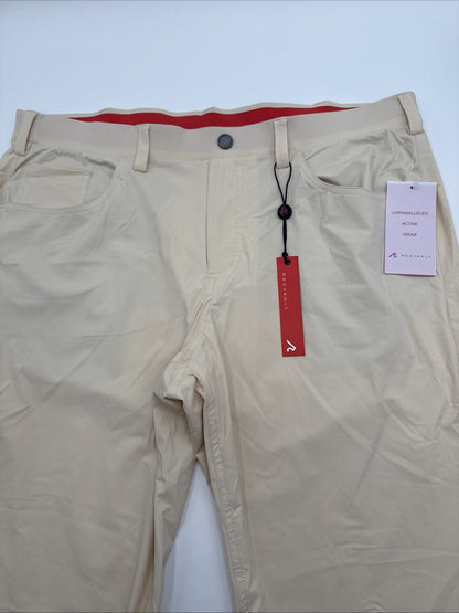 $140 Redvanly Men’s Kent Golf Pants -Macadamia - XLarge- 32”Inseam- New Tags