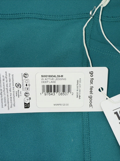 $120 Smartwool Women's Active Legging  - Deep Lake Green- Medium - New With Tags