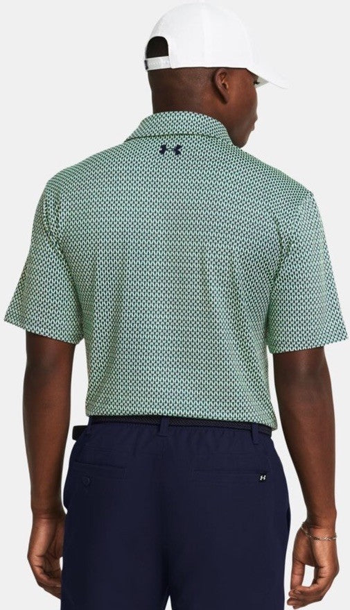 $70 Under Armour Golf Men's Playoff 3.0 Density Polo Shirt-Green-Small-New Tag