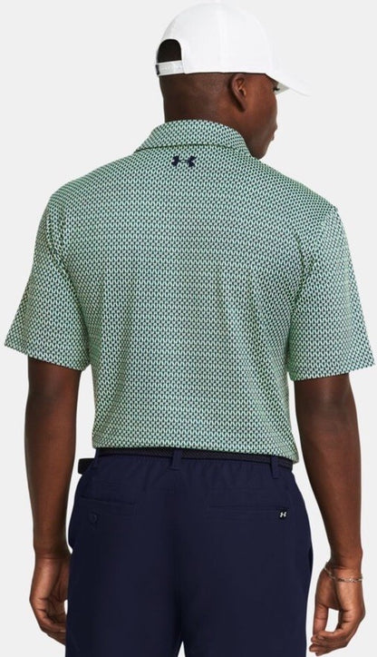 $70 Under Armour Golf Men's Playoff 3.0 Density Polo Shirt-Green-Small-New Tag