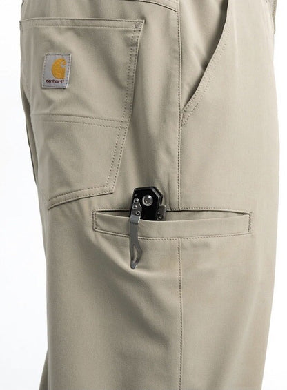 $98 Carhartt Men’s Force Sun Defender Lightweight Pants-Beige-Medium Short - New