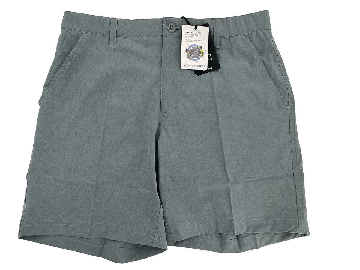 $70 Swannies Men’s Sully Golf Shorts Performance Stretch Waistband-Slate-Size:30