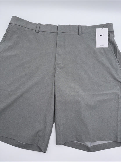 $68 Nike Men’s Golf Shorts Dri-Fit Flex Core Standard Fit Stretch-Grey- 40W-New