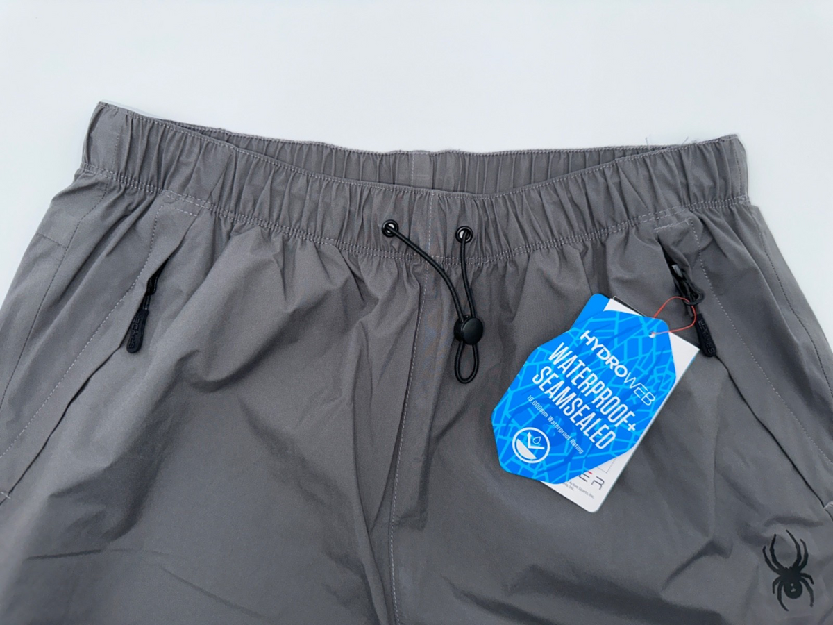 $119 Spyder Men’s Waterproof Hiking Pants - Grey - Medium - New With Tags