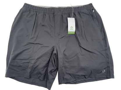 $64 Tasc Men's Weightless Recess 8" Tech Shorts-Dark Alloy Grey-2XLarge -New Tag