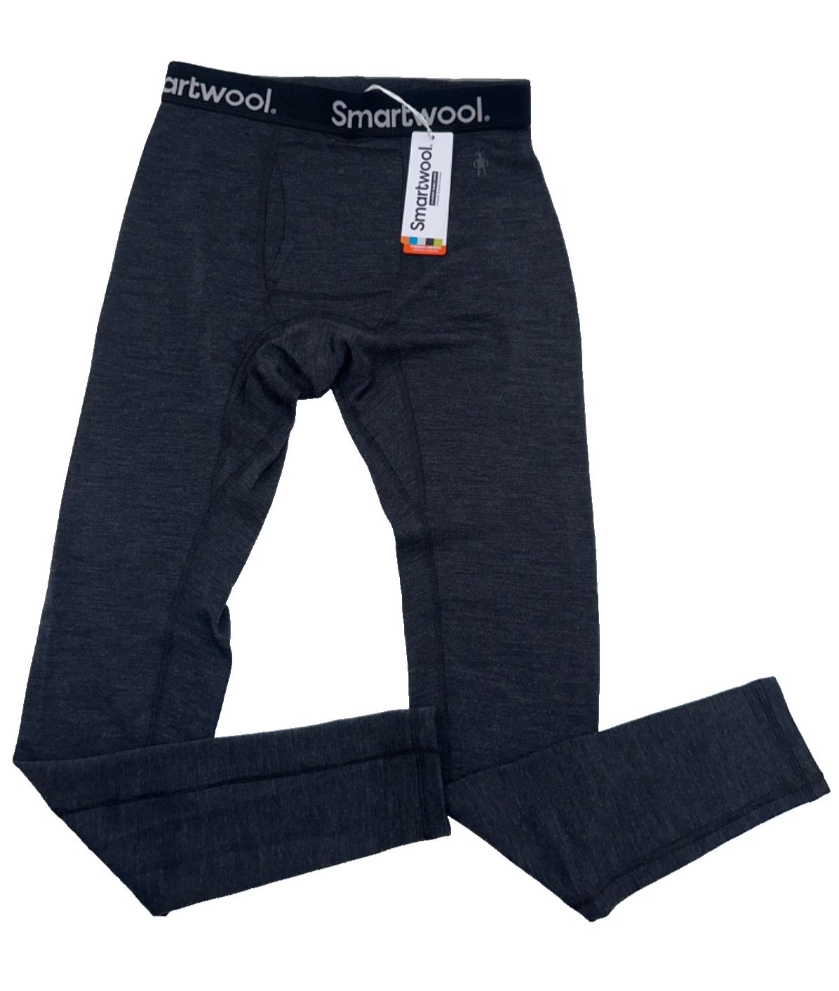 $115 Smartwool Men's Classic Thermal Base Layer - Charcoal Heather - Small-New