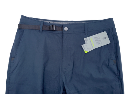 $80 Free Country Men's Stretch Casual Pants - Blue Steel - Size 34W x 32L - New