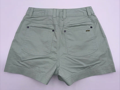 $85 Stio Women's Rivet Twill shorts - Fresh Lichen Green- Size: 2 (25”W) - New