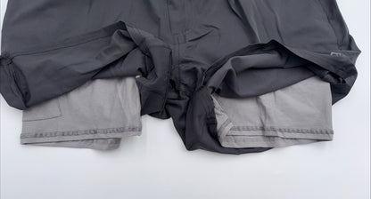 $64 Tasc Men's Weightless Recess 8" Tech Shorts-Dark Alloy Grey-2XLarge -New Tag