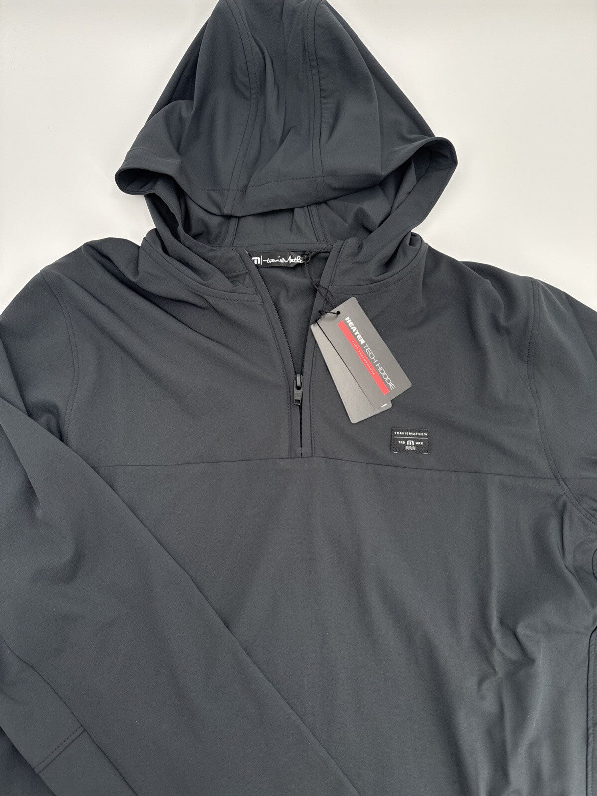 $150 Travis Mathew Men’s Ancient Ruins Soft Micro Hoodie-Black- Small- New Tags