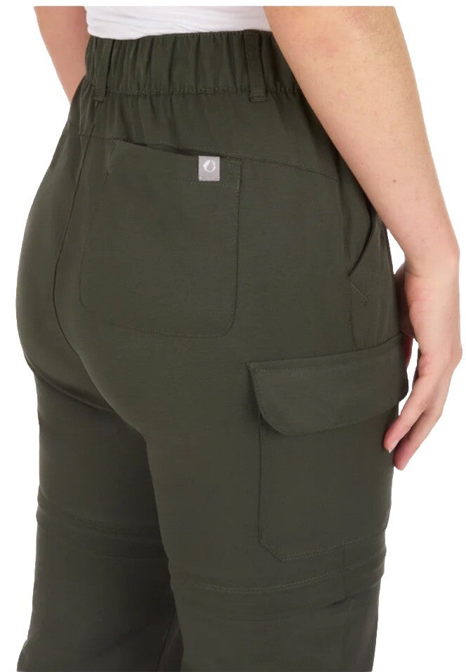 $70 The American Outdoorsman Women’s Convertible Trail Pants -Olive- Medium-New