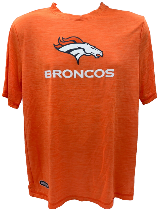 Team Apparel NFL Denver Broncos Men's T Shirt - Orange - Medium - New With Tags