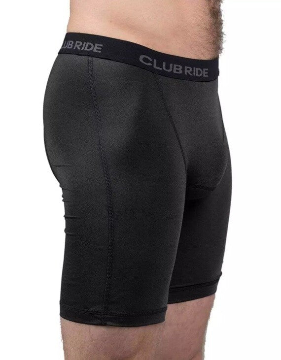 $50 Club Ride Apparel Men’s Gunslinger Bike Shorts- Black/Grey - Small - New Tag