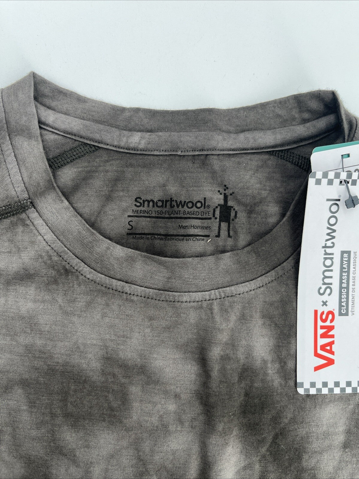 $90 Smartwool Vans Men's All-Season Merino Wool Base L/S Shirt-Black-Small -New