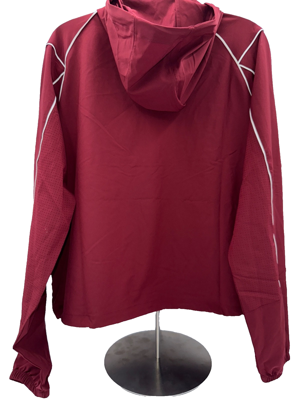 $68 Mondetta Women's Club Lightweight Jacket - Cabernet/White - Medium - New