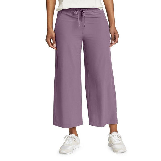 $75 Eddie Bauer Women’s Wide Leg Crop Pants - Violet - Small - New With Tag