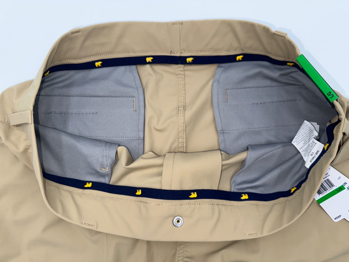 $80 Jack Nicklaus Men's Pull On Golf Pants - Chinchilla - Large - New With Tags