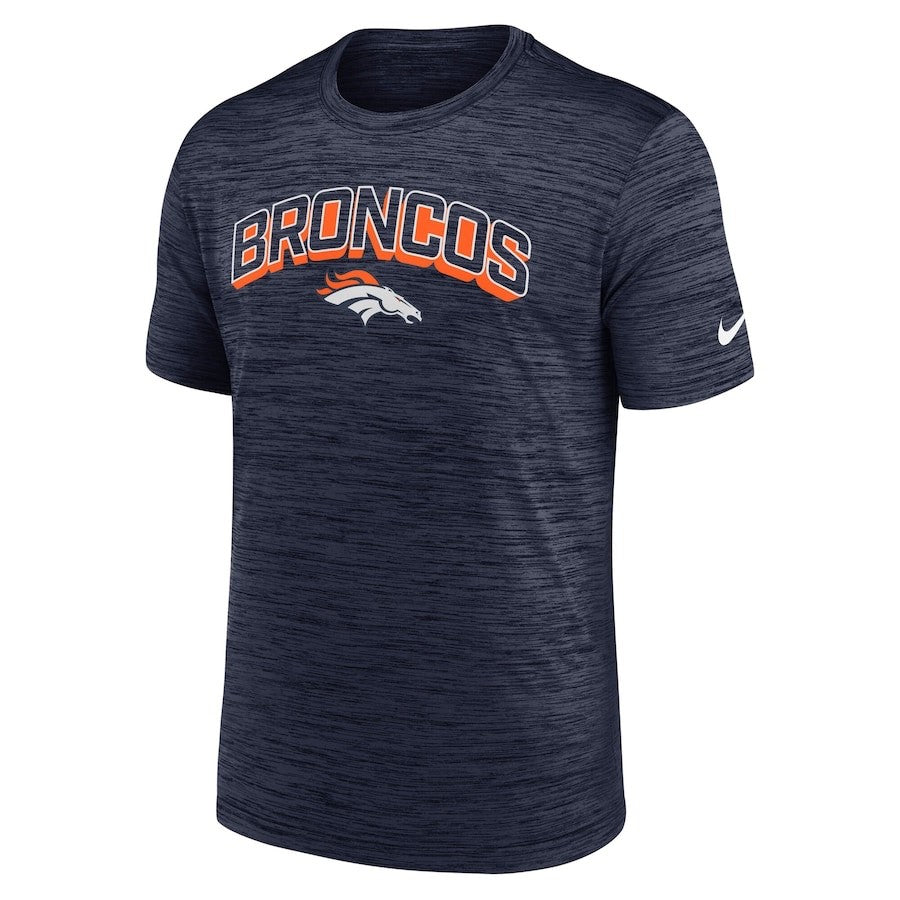 $42 Nike Men’s Denver Broncos Velocity Dri Fit T Shirt - Navy - Small - New Tag