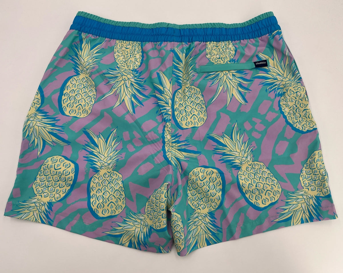 Chubbies Men's Stretch Swim Trunks 5.5" The Low Tides-Multi-X-Large-New $70