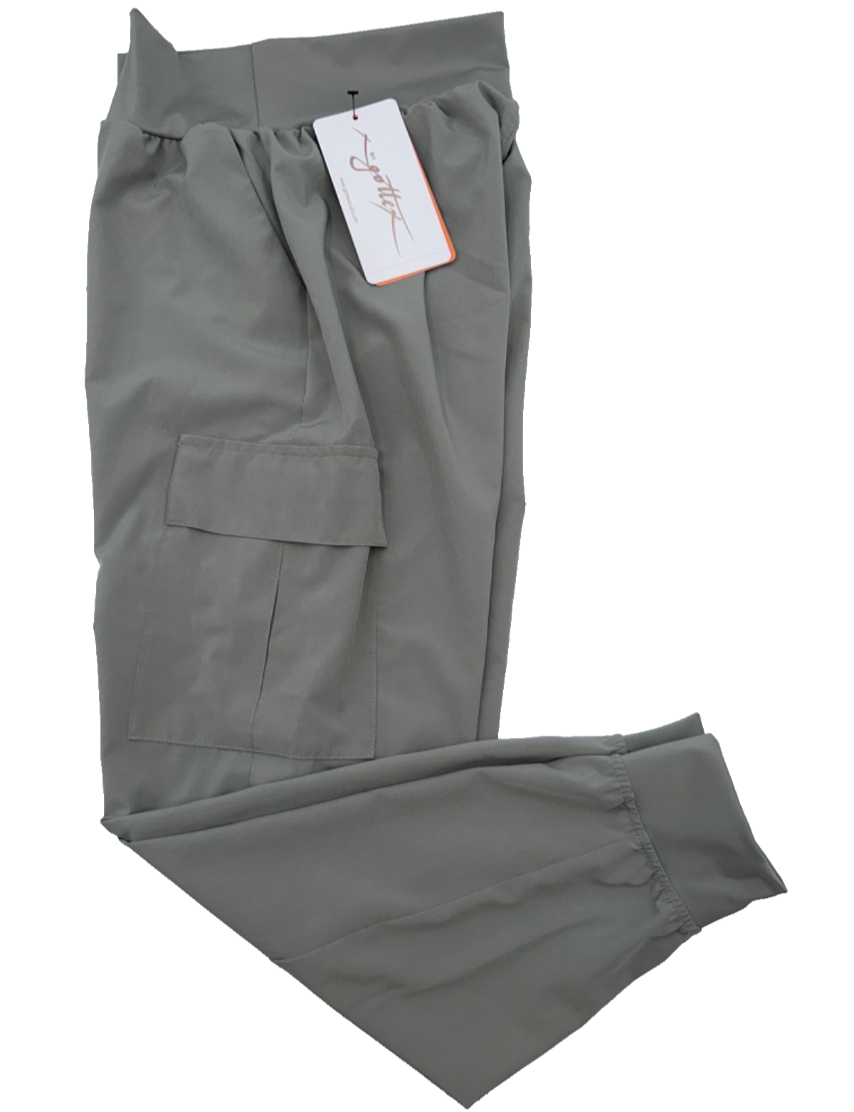 $79 Gottex Women's Cargo Pants - Grey Sage - Medium - New With Tags