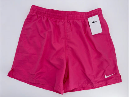 Nike Men's Swoosh Swim Trunks NESSF560-656-  Pink - XLarge -NEW- MSRP $50