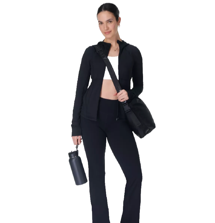 $118 Sweaty Betty Women’s Power 32" Kick Flare Leggings- Black- Small - New Tag