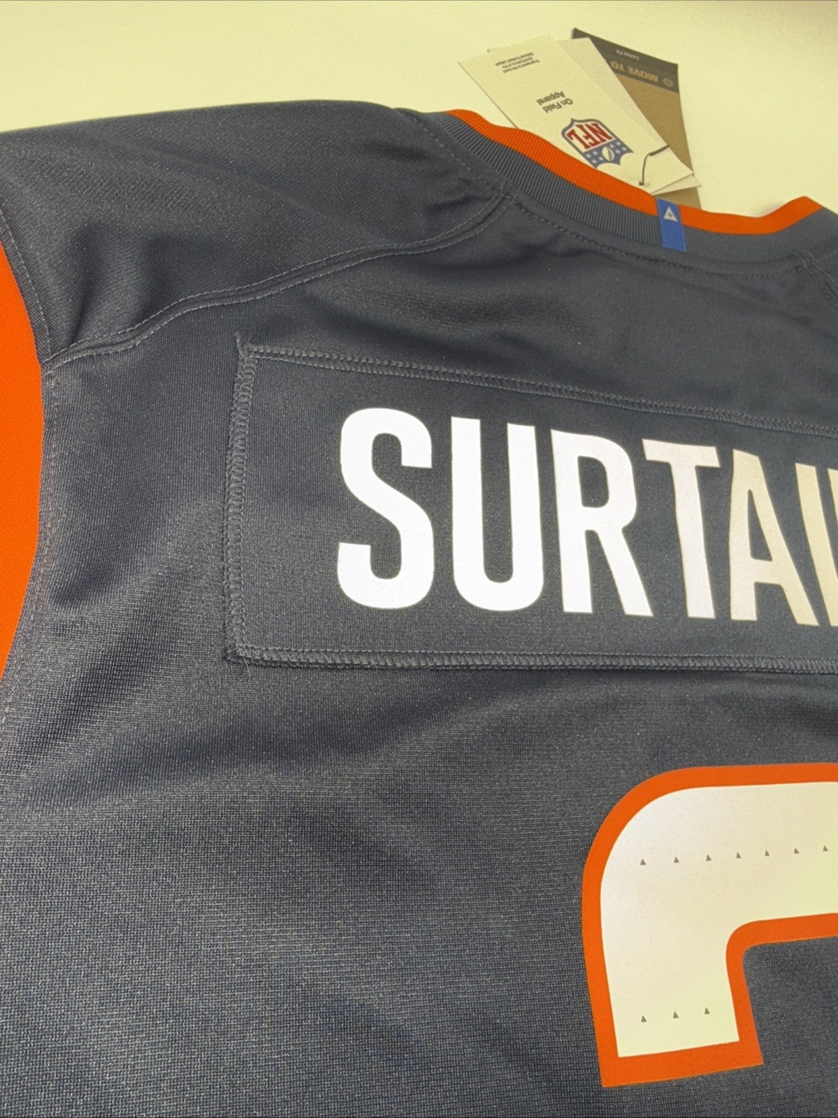 $130 Nike Men’s Patrick Surtain II Denver Broncos  Jersey-Blue-Large -New Tags
