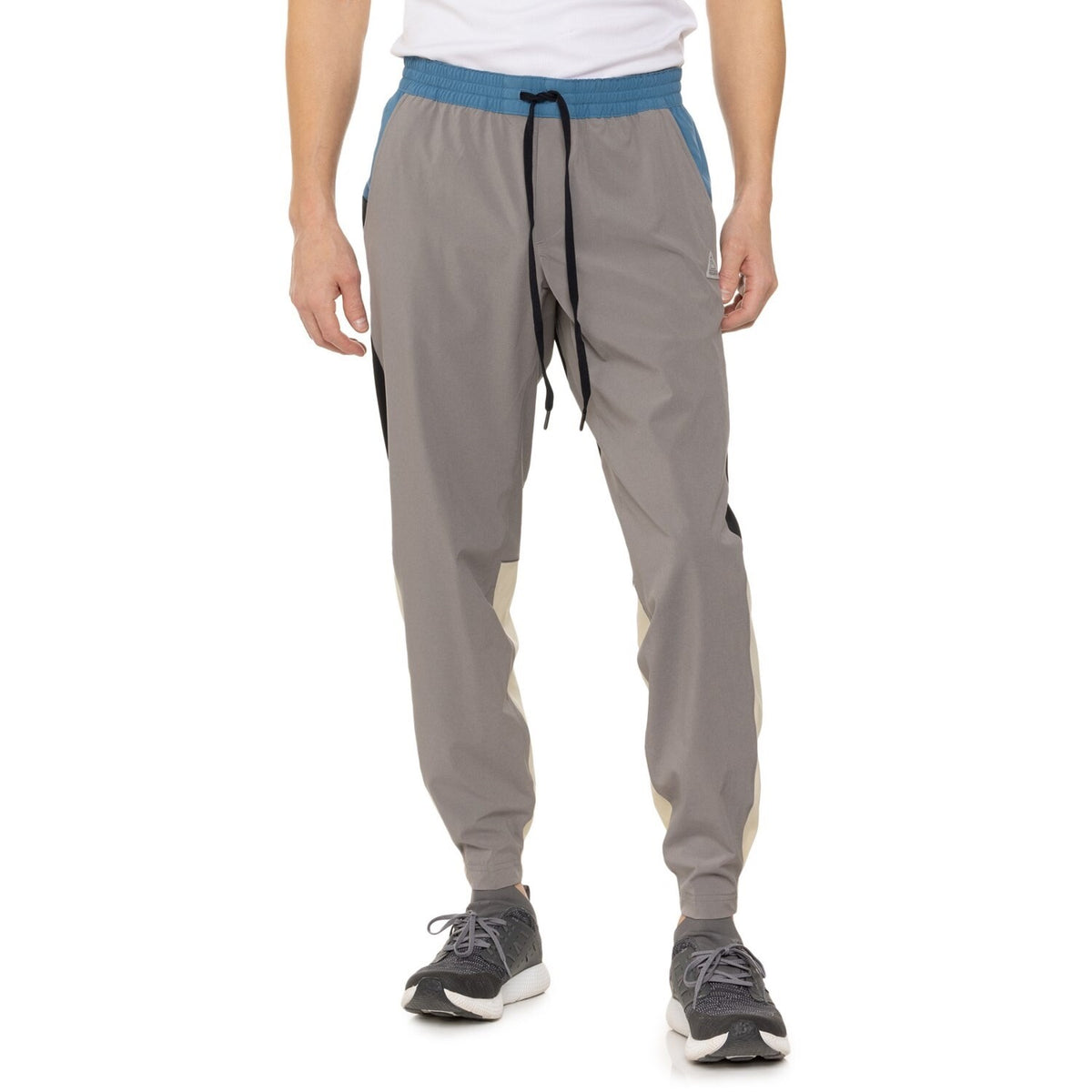 $50 686 Men’s ATP Stretch Performance Pants - Grey/Black/Blue/Tan - Medium- New