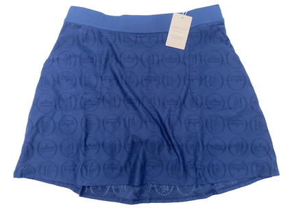 $140 Peter Millar Women’s Golf Skort -LF24EB22 -  Navy - Medium - New with tag