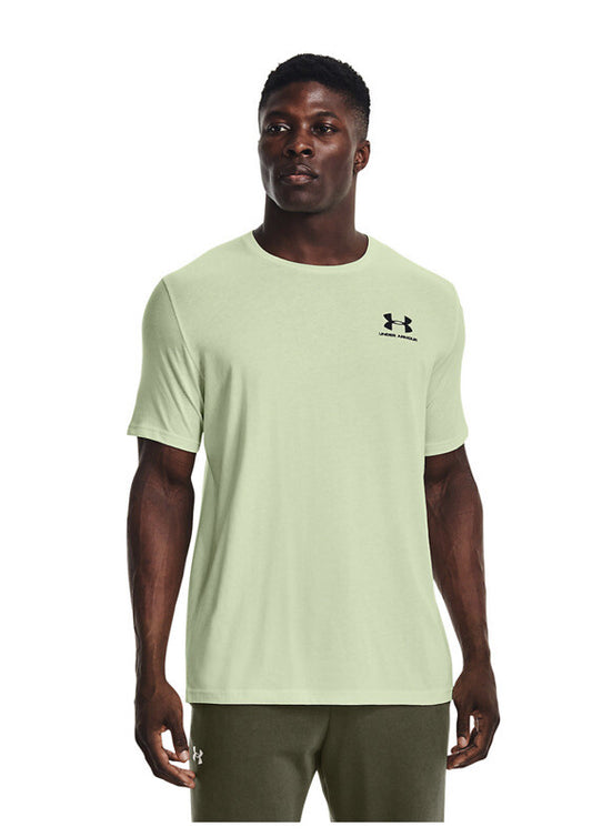 Under Armour Men's UA Sportstyle Tee-Phosphor Green- Small- 1326799- New Tags