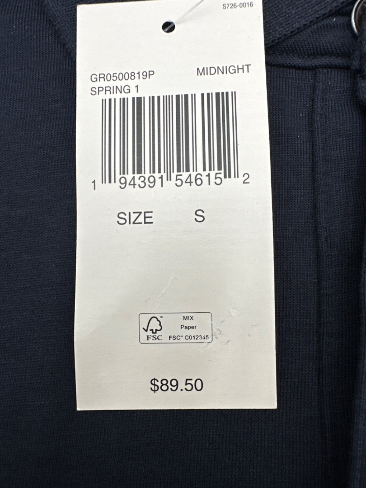 $90 Michale Kors Men’s Cotton Polo- Spring 1-Midnight Blue - Small - New Tag