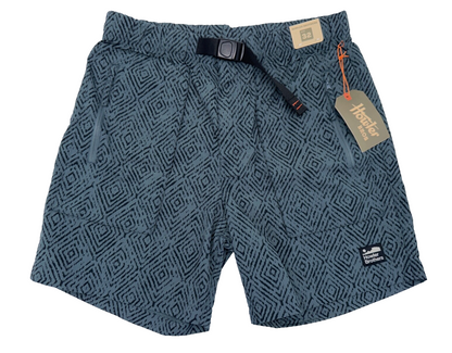 $79 Howler Brothers Men’s Pedernales Packable Short 7” - Soundwaves Petrol - 32W