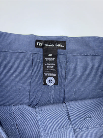 $85 Travis Mathew Men's Beck Shorts Stretch Waistband - Indigo -Size: 30- New