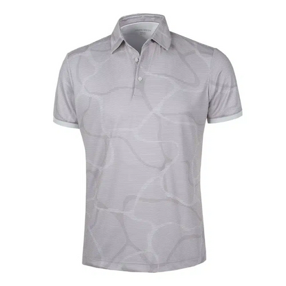 $90Galvin Green Men’s Markos Golf Polo - Cool Grey/White - Large - New with tag