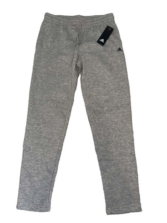 $45 Adidas Women's Fleece Sweatpants - ADVW0117 -Grey - Medium - New With Tags