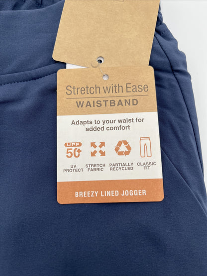 ZeroXposur Women's Cannes Breezy Lined Joggers -Infinity Blue-Small-NWT $60