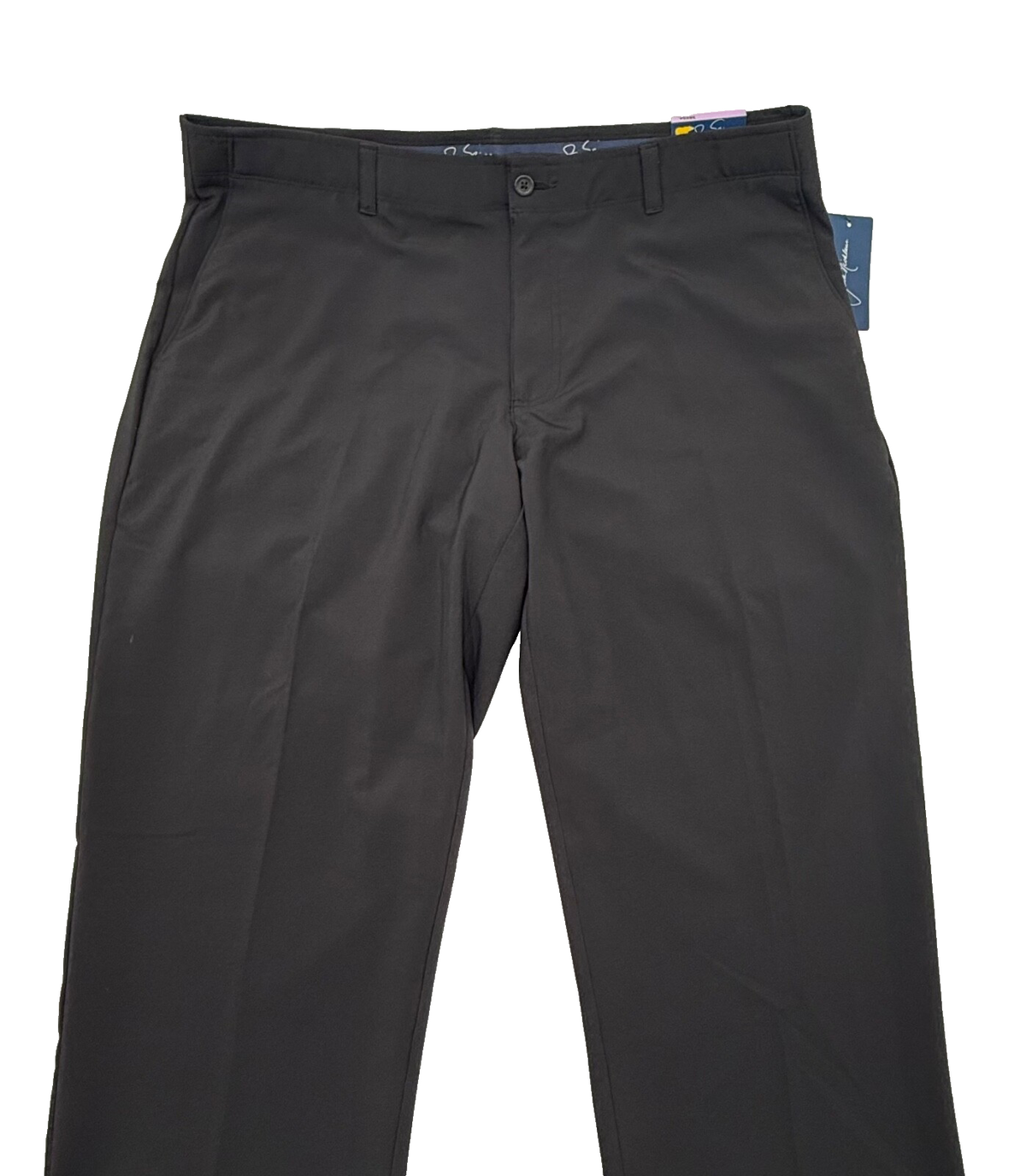 $80 Jack Nicklaus Men’s- Belli Premium Regular Fit Trousers -Black-38Wx34L-New