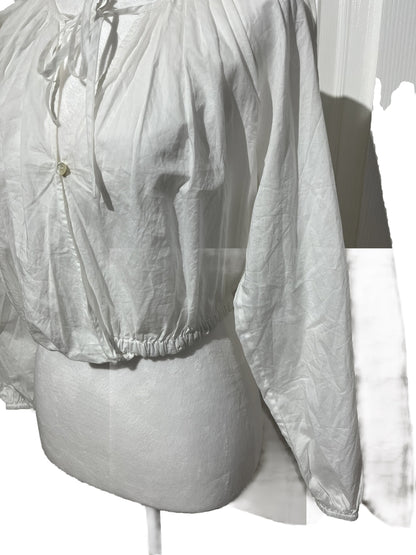 Rails Women’s Long Sleeve Katia Crop Shirt - Beach White- XSmall- New Tag $168