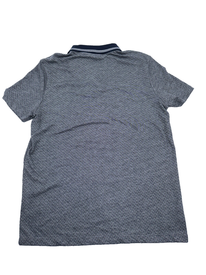 $50 Perry Ellis Men’s Quarter Zip Polo Shirt - Dark Sapphire - Small - New Tag