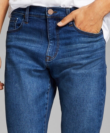 And Now This Men's Core Grant Slim-Fit Stretch Jeans - Med Blue- Size 29W