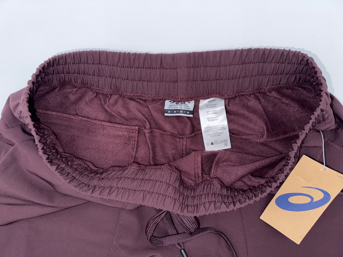 $45 Asics Men's Woven Jogger - Fudge Brushed Rust - Medium - New With Tags