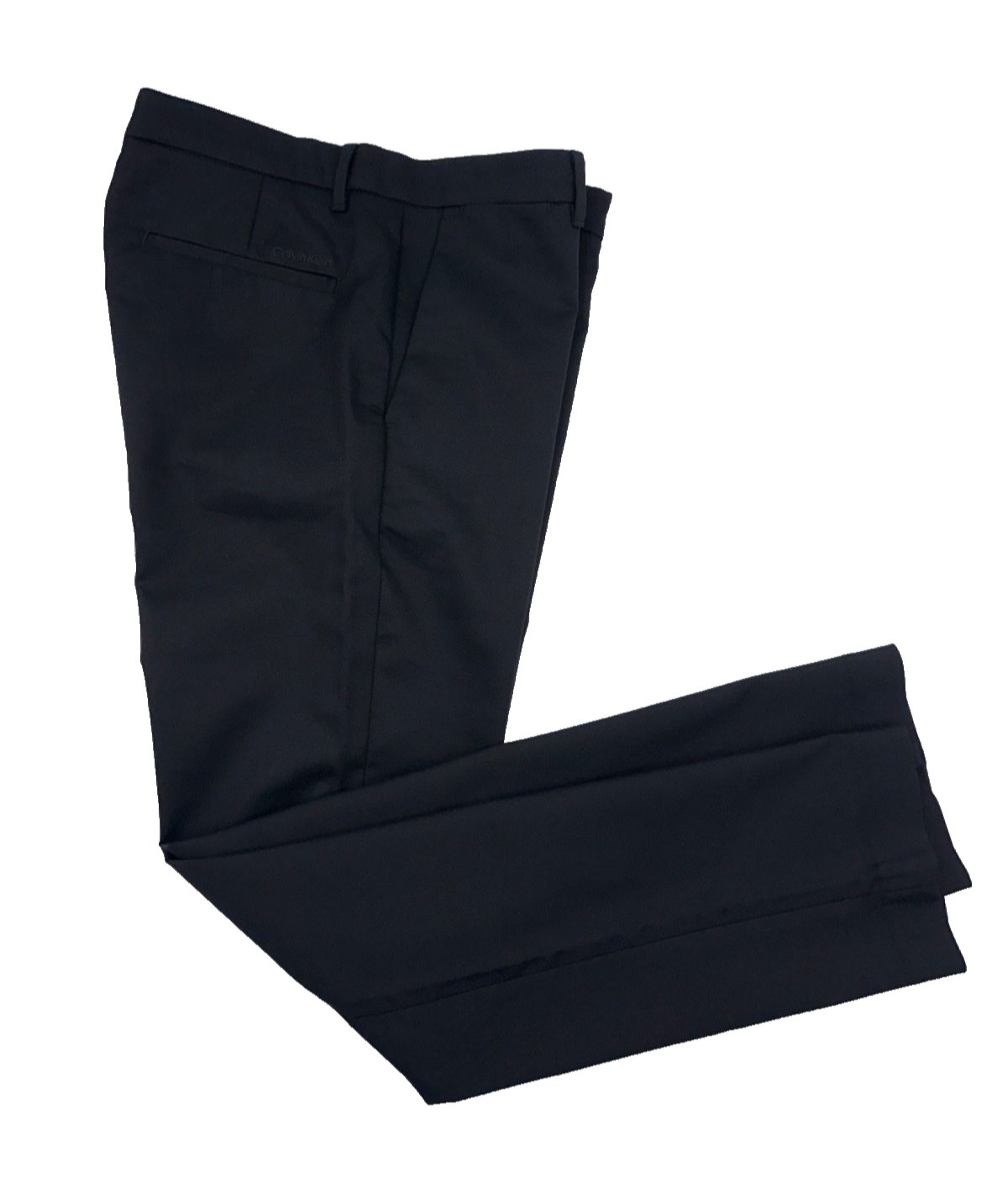 $90 Calvin Klein Men's Slim-Fit Modern Stretch Chino Pants - Black - 32W x 30L