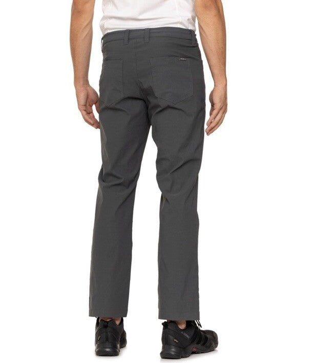Eddie Bauer Men’s Straight Fit Performance Pants- Dark Smoke - 30Wx30L